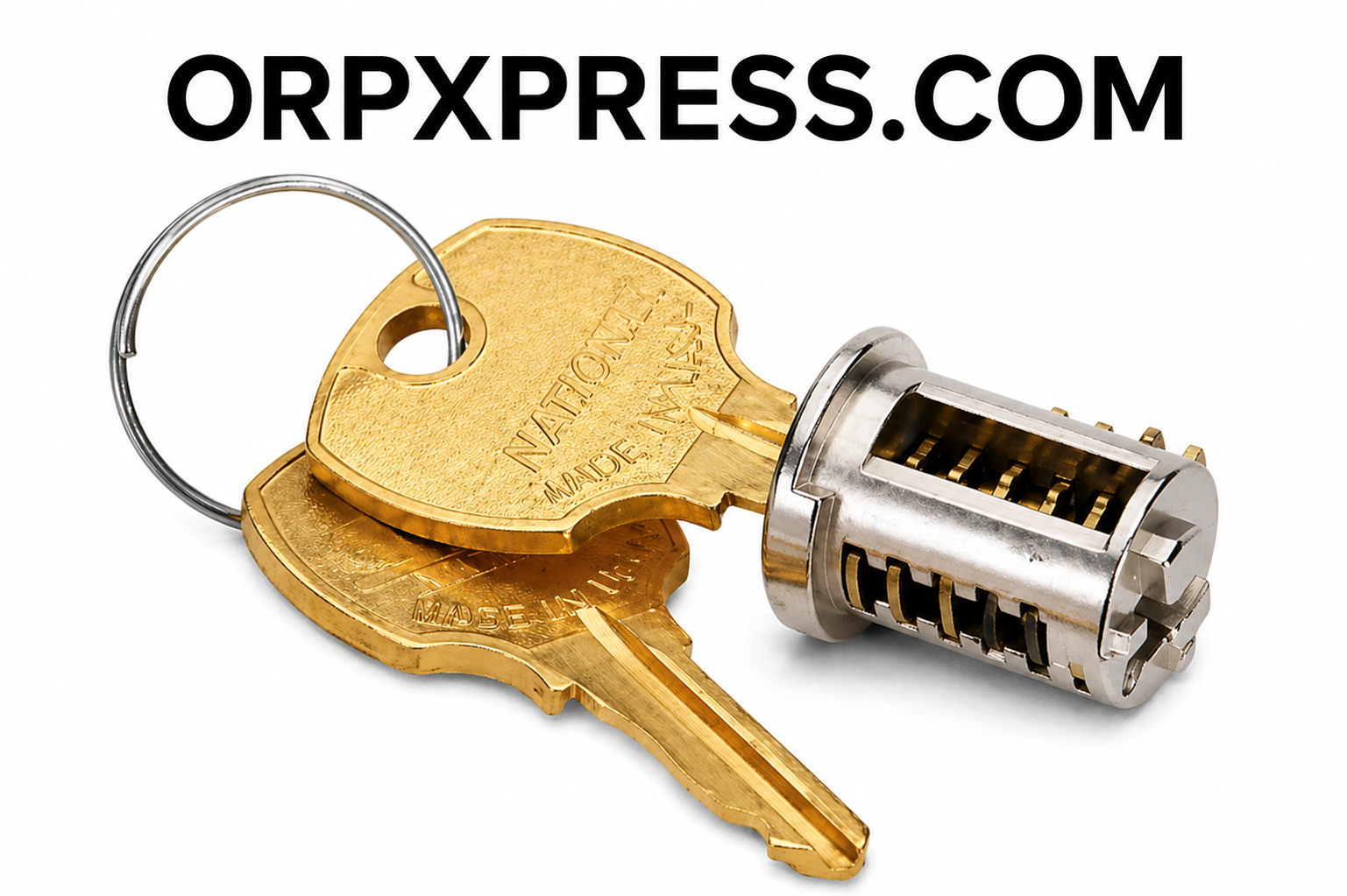 Replacement File Cabinet Lock Core & Key Kit for Hon, Steelcase, Herman Miller, Haworth & More