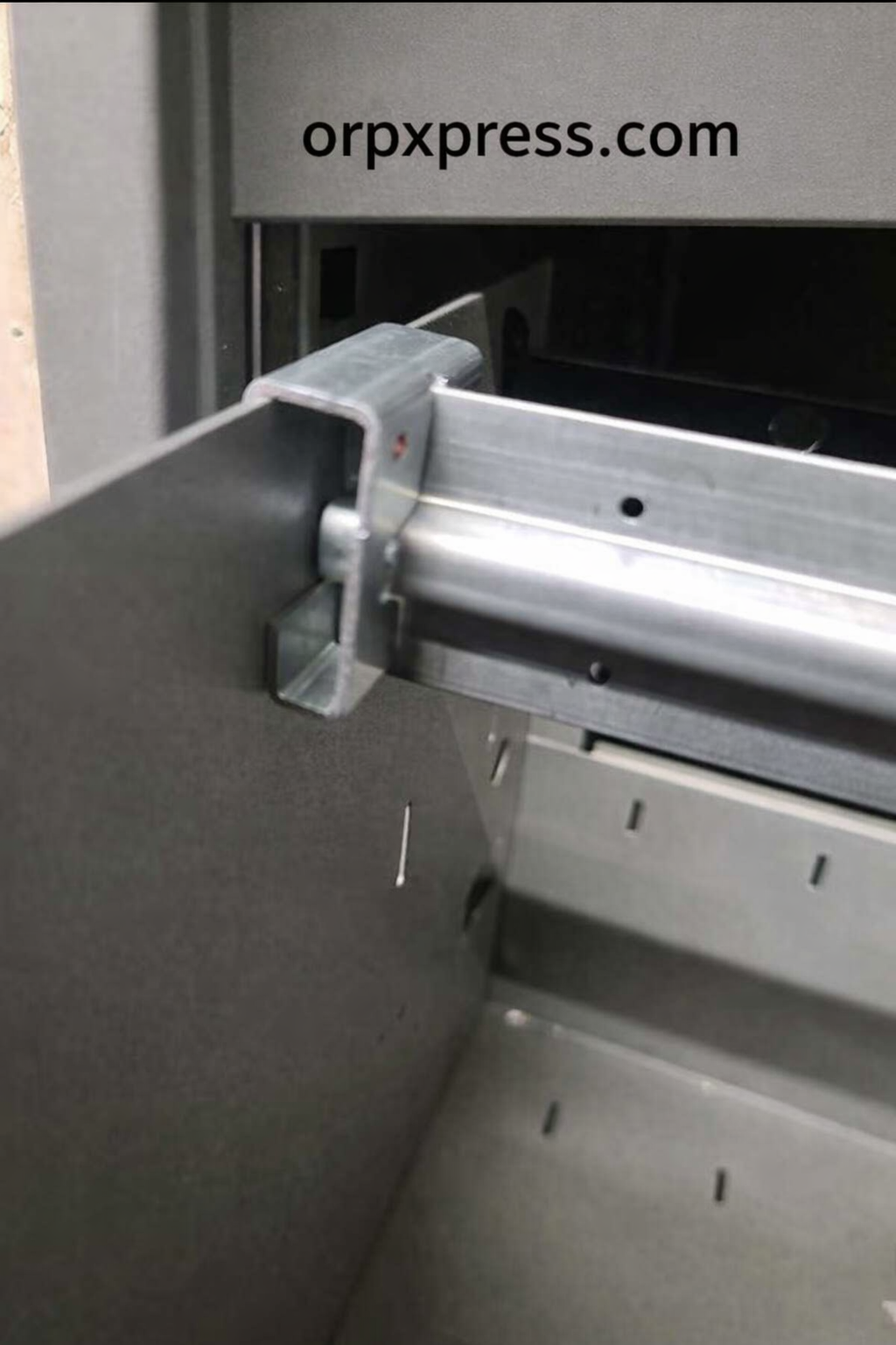 Adjustable File Rails for Metal Lateral Cabinets (25”–42”) – Heavy Duty Steel Bar Set of 2
